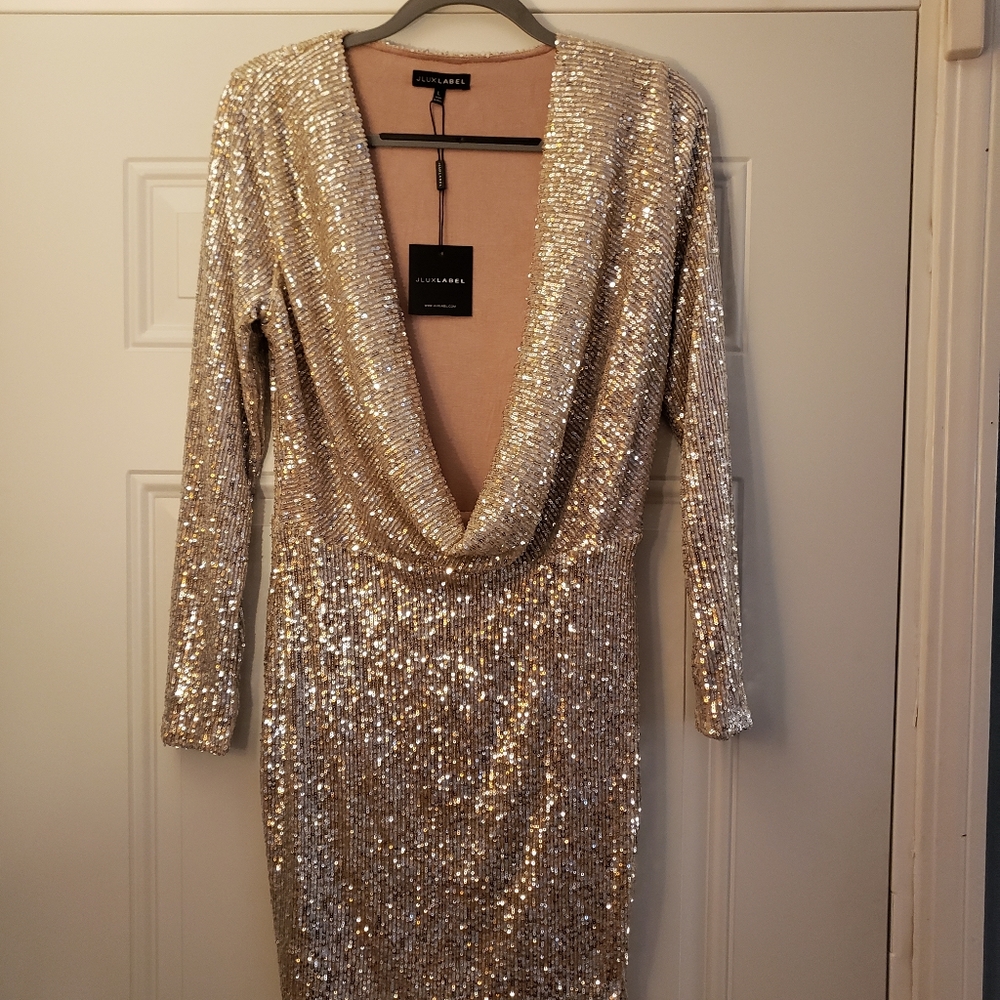Sequined Cocktail/Party Dress